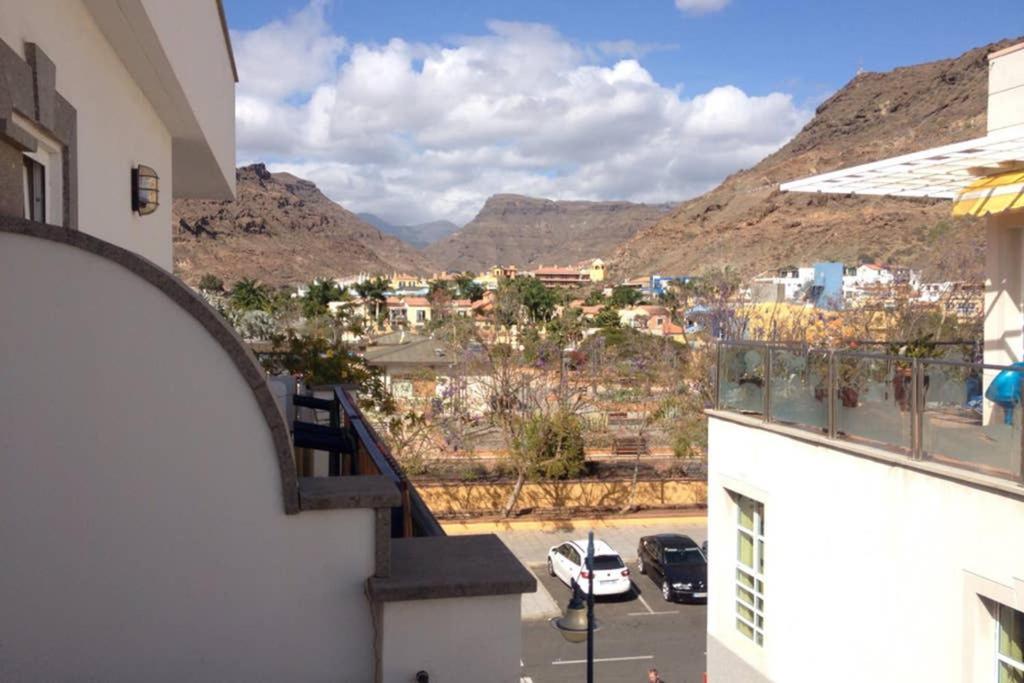 Schoene Wohnung Direkt Am Meer Mit Meerblick, Wlan Puerto De Mogan Luaran gambar