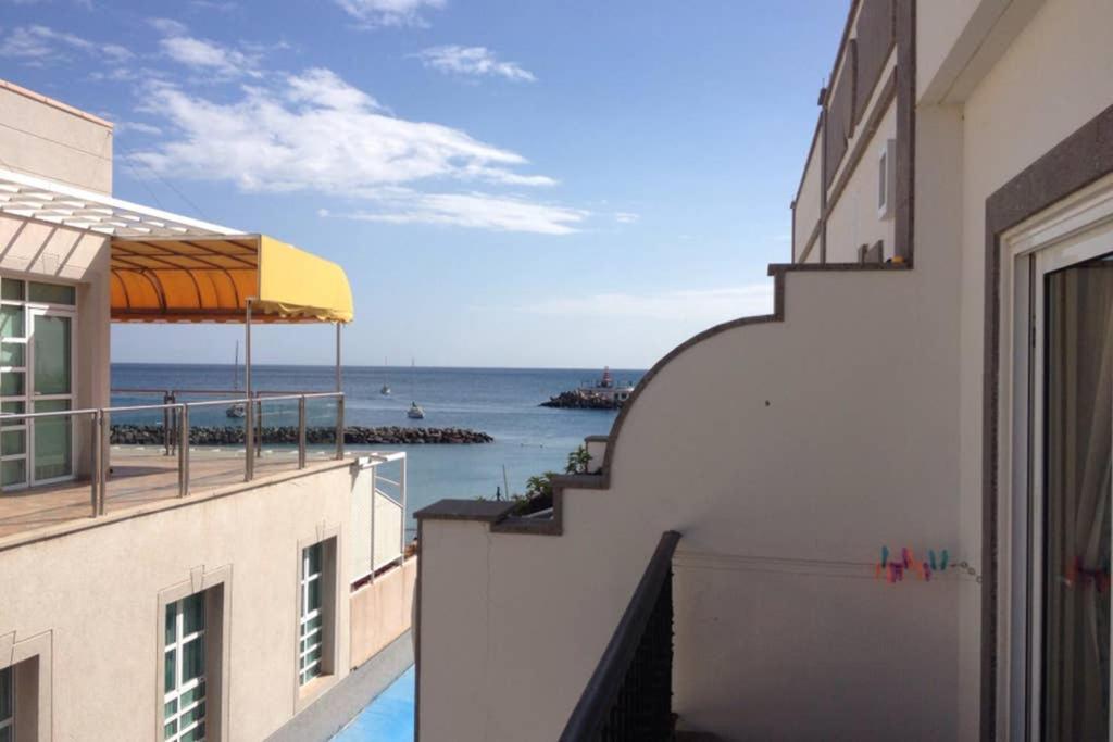 Schoene Wohnung Direkt Am Meer Mit Meerblick, Wlan Puerto De Mogan Luaran gambar