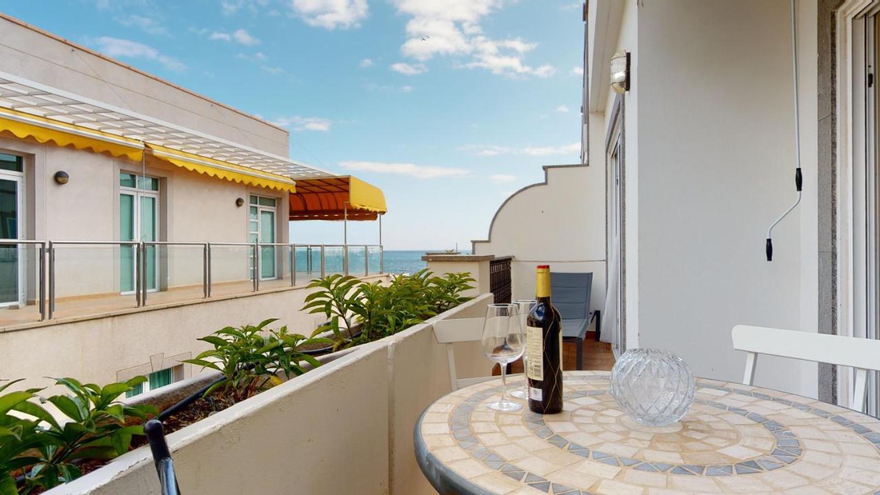 Schoene Wohnung Direkt Am Meer Mit Meerblick, Wlan Puerto De Mogan Luaran gambar